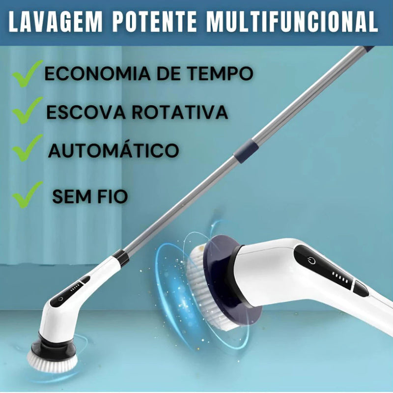 SuperClean Esfregão Elétrico 9 em 1