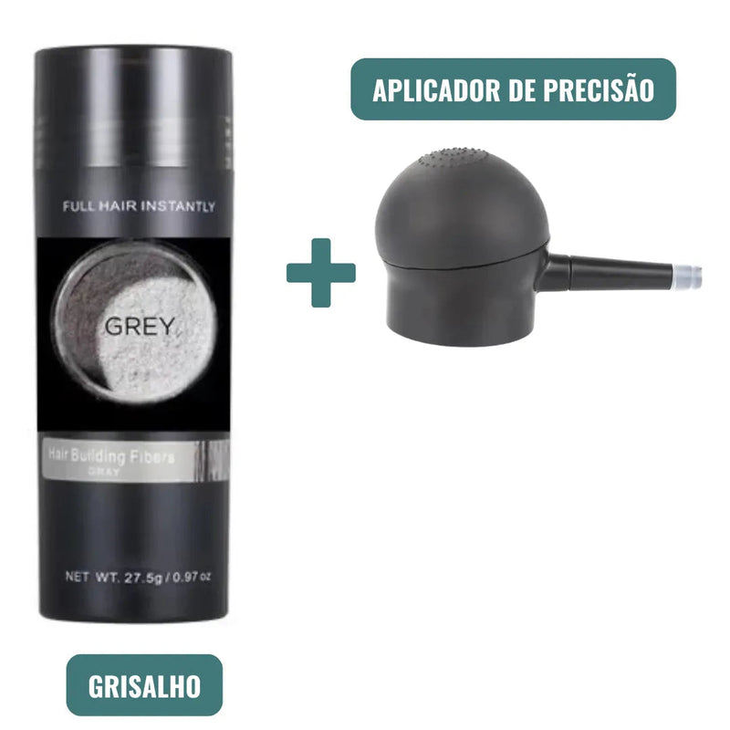 Fibra Capilar de Queratina Instantânea - Cabelos Mais Cheios em Segundos