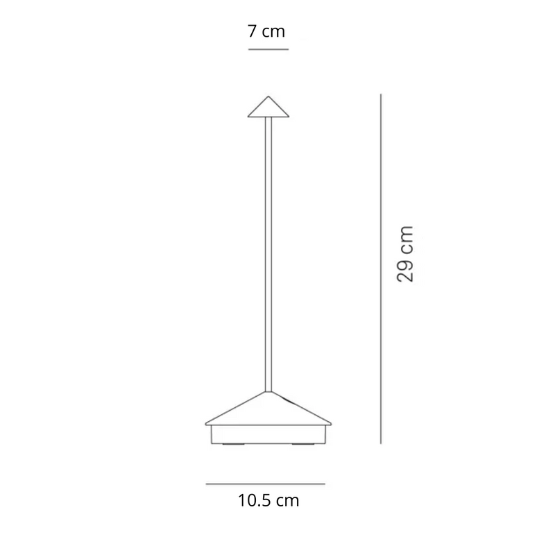 Luminária de mesa Portátil DILLA