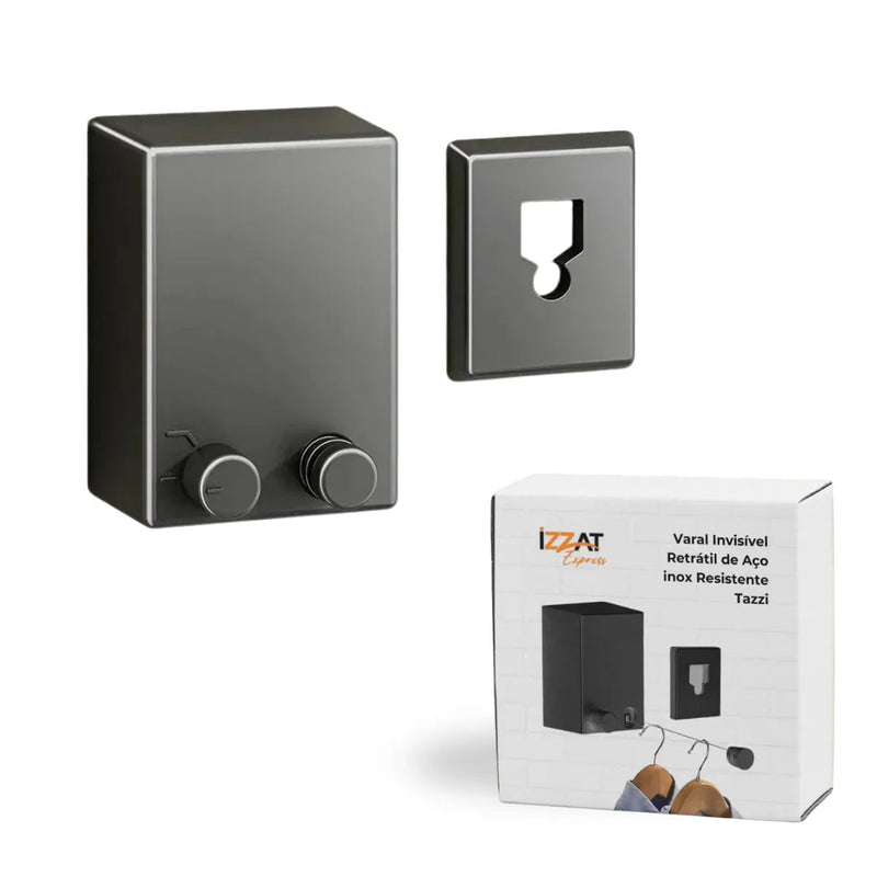 Varal Invisível Retrátil de Aço inox - Tazzi 🔥 QUEIMA DE ESTOQUE VERÃO