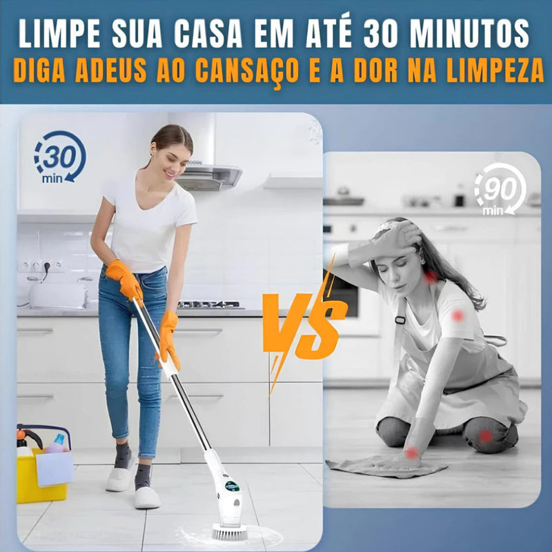 SuperClean Esfregão Elétrico 9 em 1