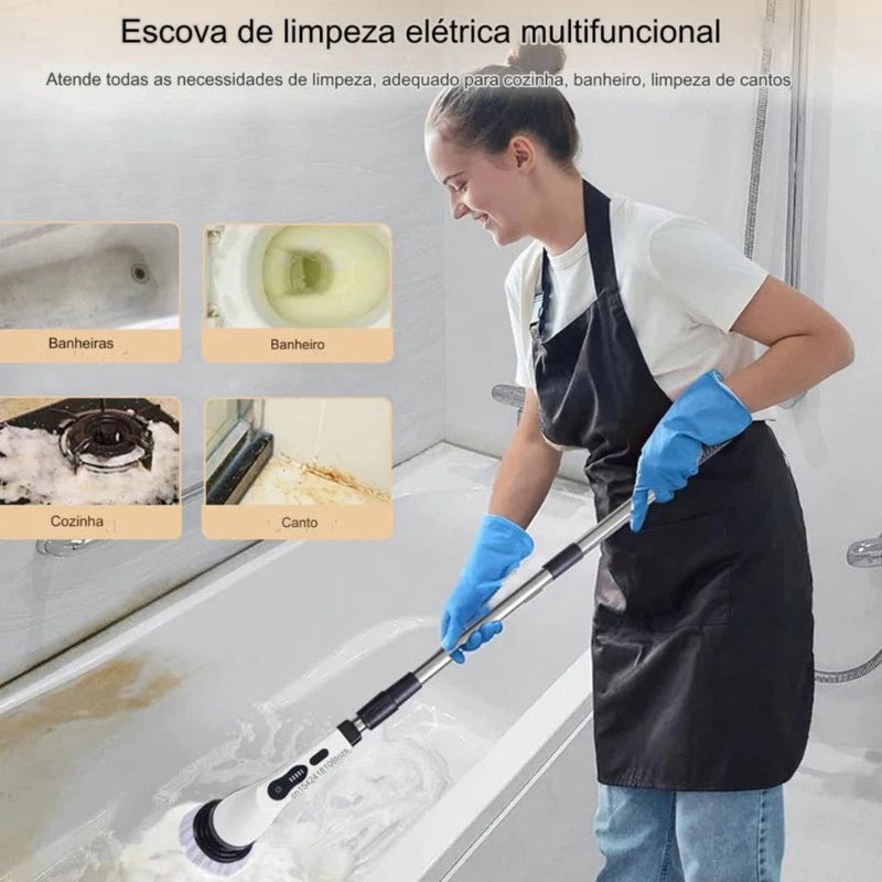 SuperClean Esfregão Elétrico 9 em 1