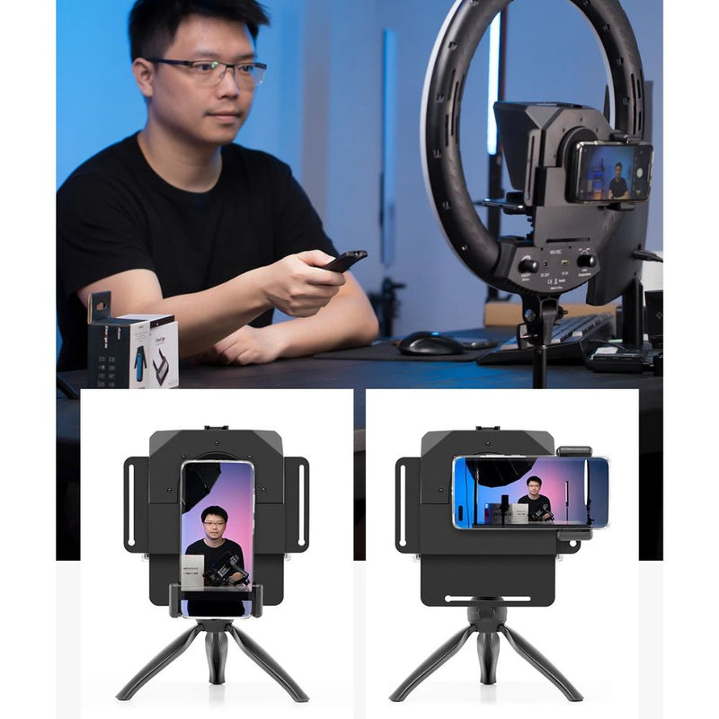 ProPrompt - Teleprompter para Smartphones e DSLRs com Controle Remoto