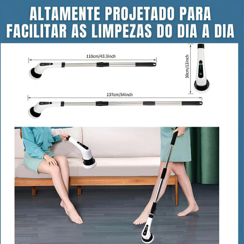 SuperClean Esfregão Elétrico 9 em 1