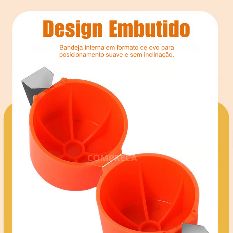 Abridor de Ovos 2 em 1 | Open Egg