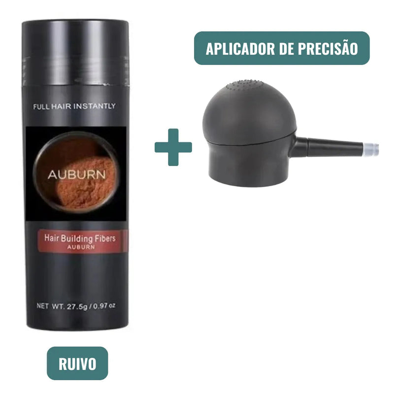 Fibra Capilar de Queratina Instantânea - Cabelos Mais Cheios em Segundos